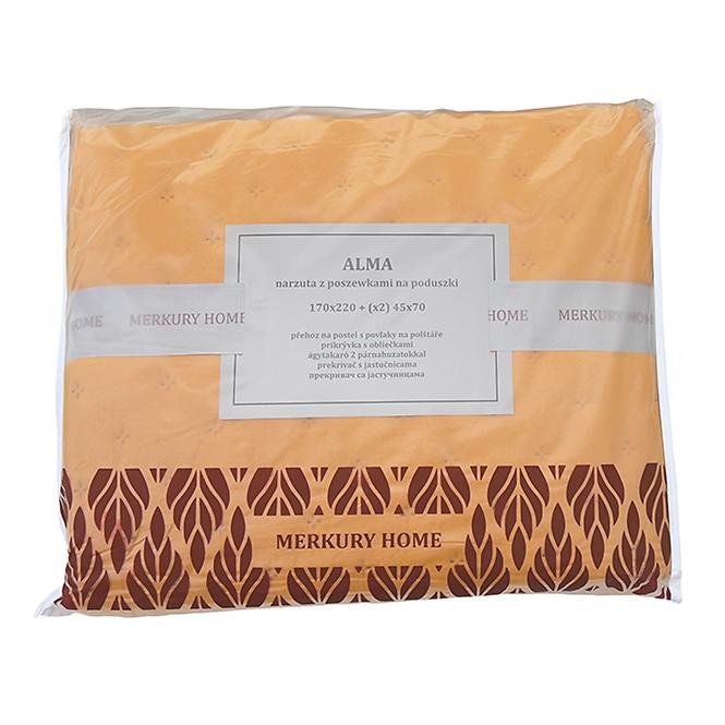 Prikrývka na posteľ Alma 170x220 horčica Merkury Home