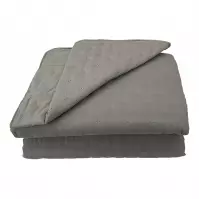 Prikrývka na posteľ Alma 220x250 tmavo šedá Merkury Home