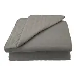 Prikrývka na posteľ Alma 220x250 tmavosivá Merkury Home