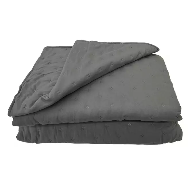 Prikrývka na posteľ Alma 220x250 antracit Merkury Home