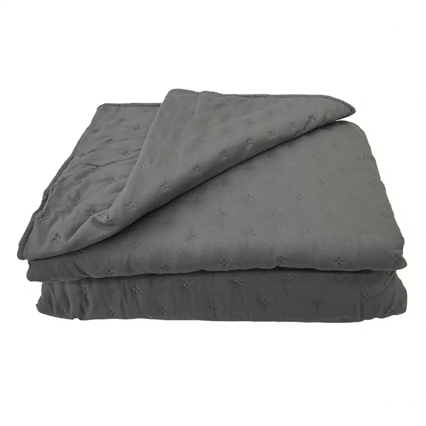 Prikrývka na posteľ Alma 220x250 antracit Merkury Home