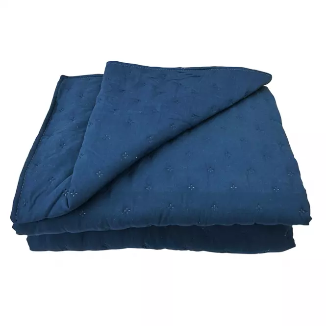 Prikrývka na posteľ Alma 220x250 indigo Merkury Home