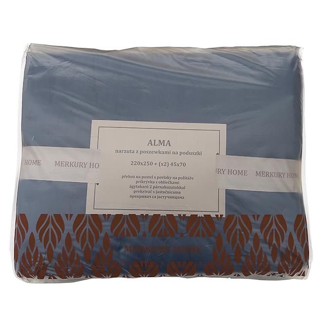 Prikrývka na posteľ Alma 220x250 indigo Merkury Home