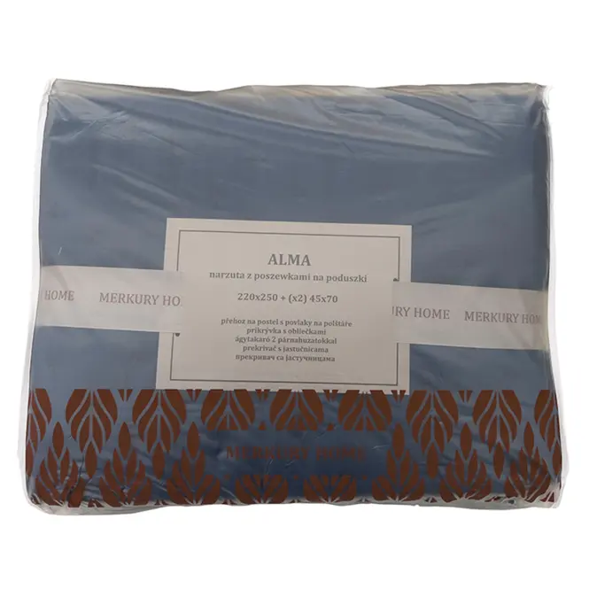 Prikrývka na posteľ Alma 220x250 indigo Merkury Home,4