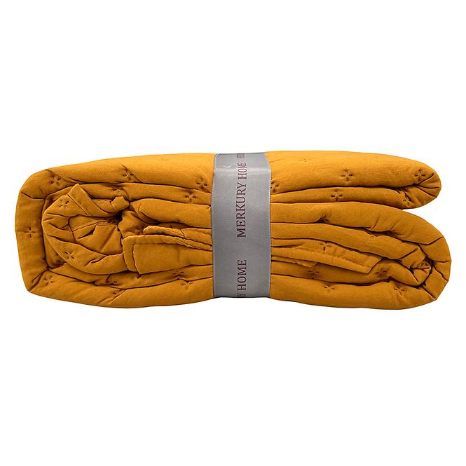 Prikrývka na posteľ Alma 220x250 horčica Merkury Home,2