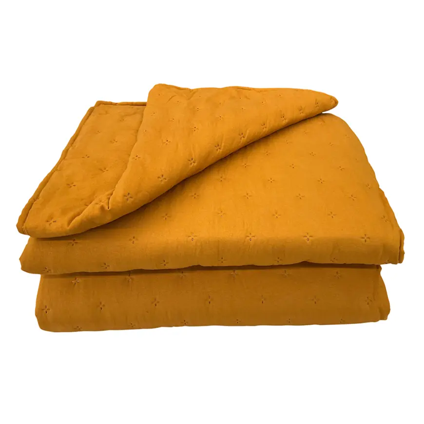 Prikrývka na posteľ Alma 220x250 horčicová Merkury Home