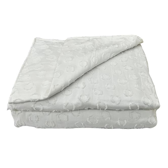 Prikrývka na posteľ Milo 170x220 biely Merkury Home
