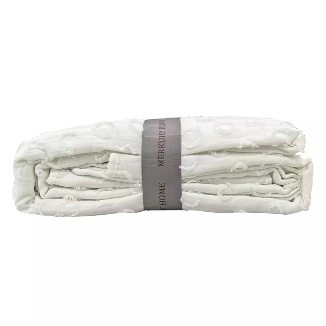 Prikrývka na posteľ Milo 170x220 biely Merkury Home,2
