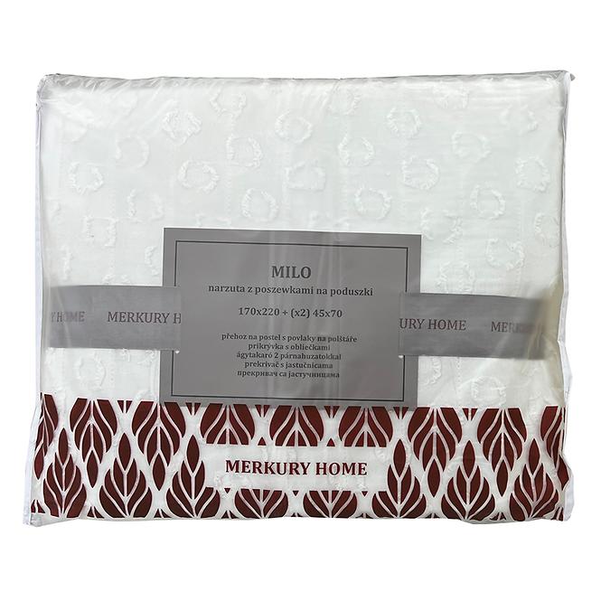 Prikrývka na posteľ Milo 170x220 biely Merkury Home