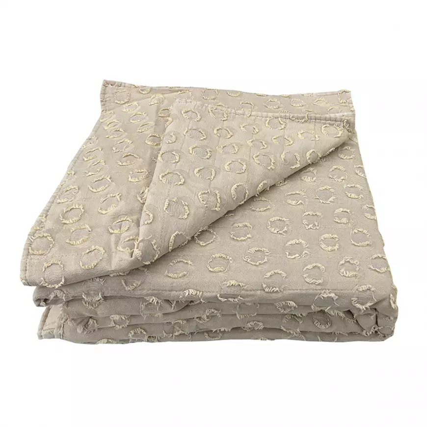 Prikrývka na posteľ Milo 170x220 béžová Merkury Home