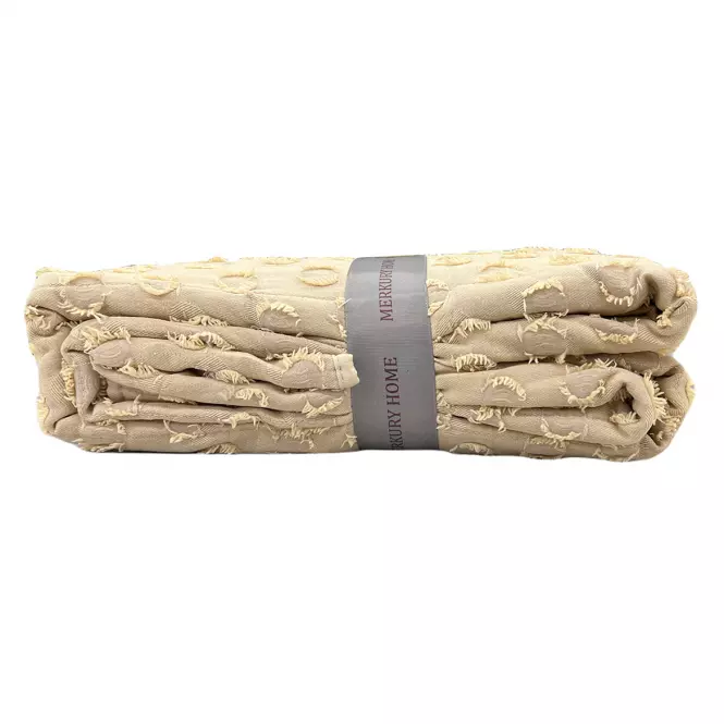 Prikrývka na posteľ Milo 170x220 béžová Merkury Home