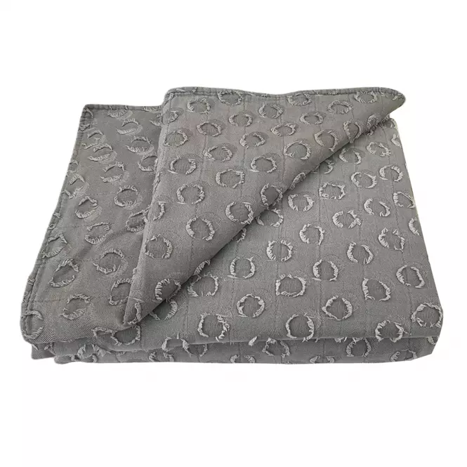 Prikrývka na posteľ Milo 170x220 svetlo sivá Merkury Home