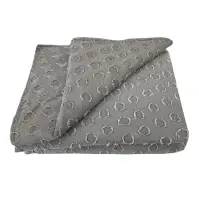 Prikrývka na posteľ Milo 170x220 tmavosivá Merkury Home
