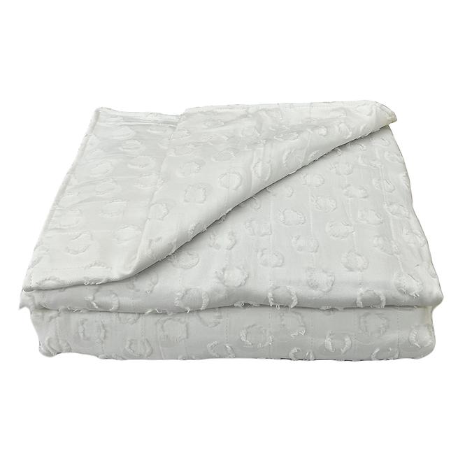 Prikrývka na posteľ Milo 220x250 biely Merkury Home