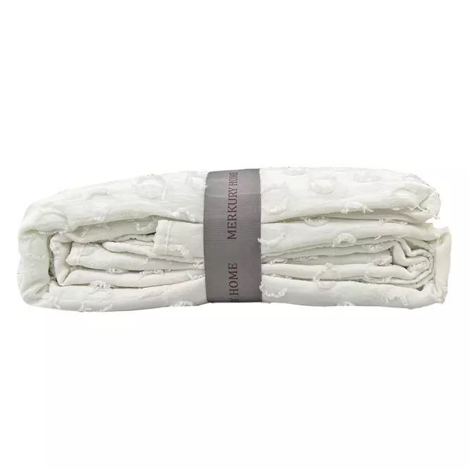 Prikrývka na posteľ Milo 220x250 biely Merkury Home,2