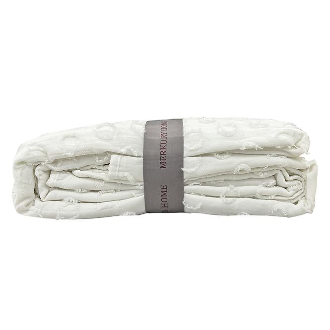 Prikrývka na posteľ Milo 220x250 biely Merkury Home,2