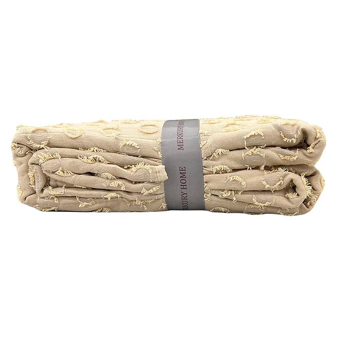 Prikrývka na posteľ Milo 220x250 béžová Merkury Home