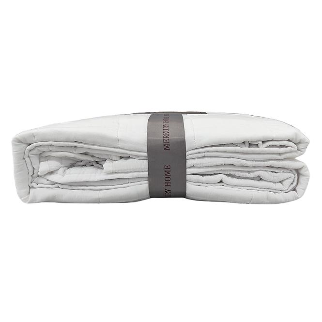 Prikrývka na posteľ Juni 170x220 biela Merkury Home,2