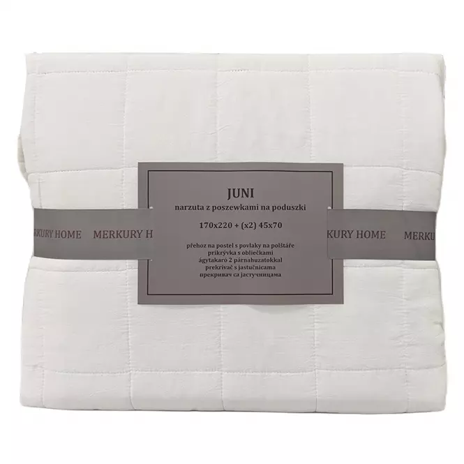 Prikrývka na posteľ Juni 170x220 biela Merkury Home