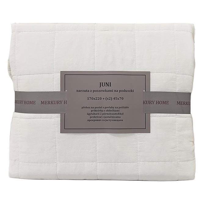 Prikrývka na posteľ Juni 170x220 biela Merkury Home