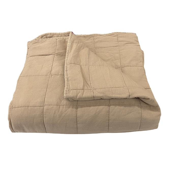 Prikrývka na posteľ Juni 170x220 béžová Merkury Home