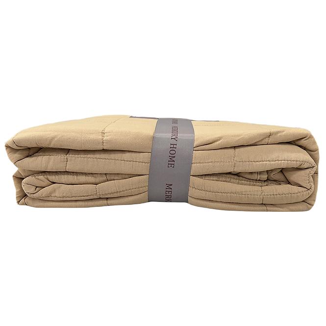 Prikrývka na posteľ Juni 170x220 béžová Merkury Home