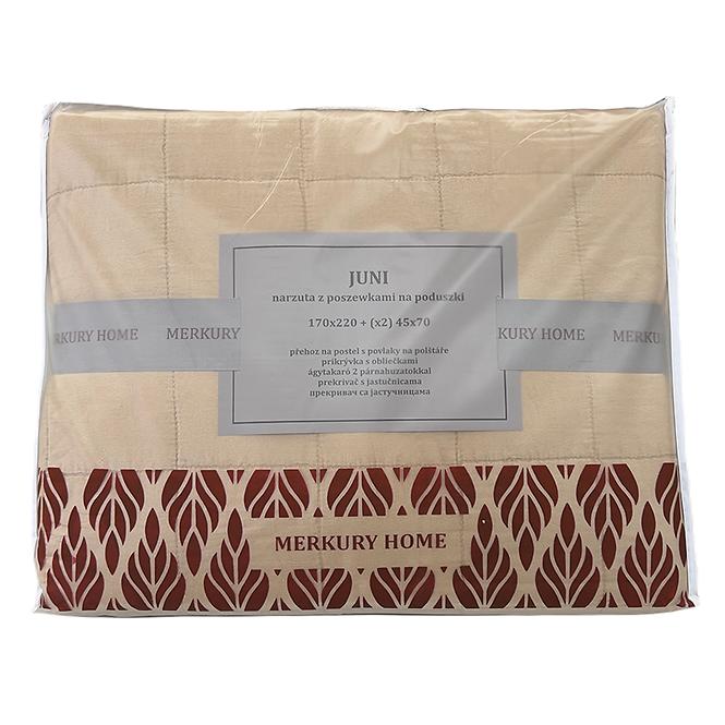 Prikrývka na posteľ Juni 170x220 béžová Merkury Home