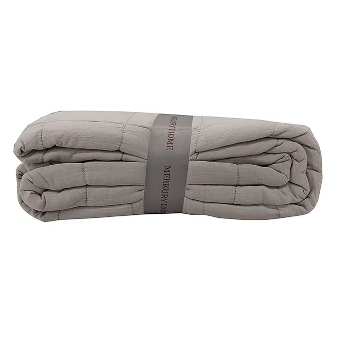 Prikrývka na posteľ Juni 170x220 svetlosivá Merkury Home,2