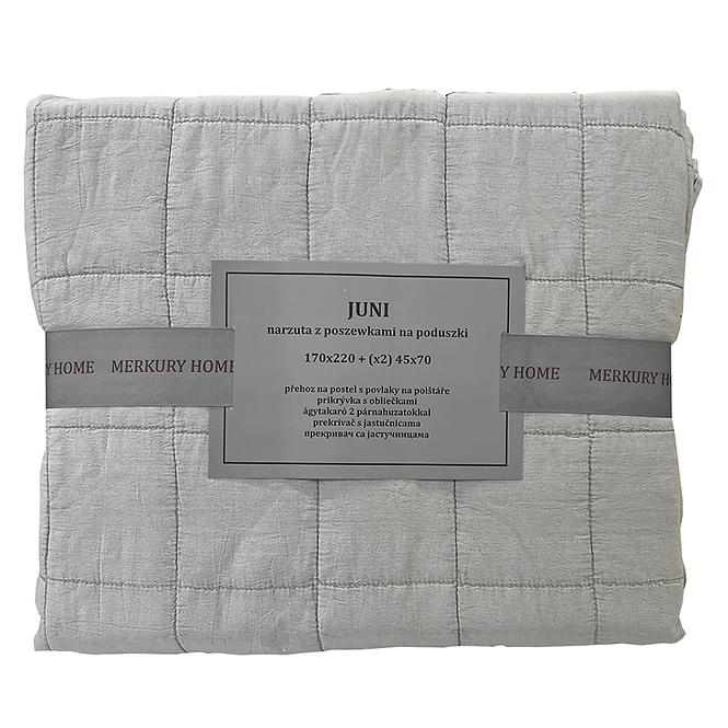 Prikrývka na posteľ Juni 170x220 svetlosivá Merkury Home