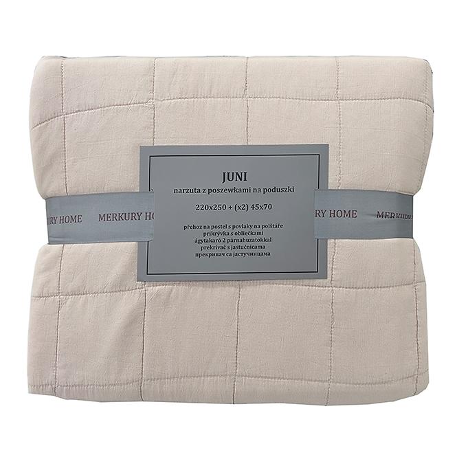 Prikrývka na posteľ Juni 220X250 béžová Merkury Home