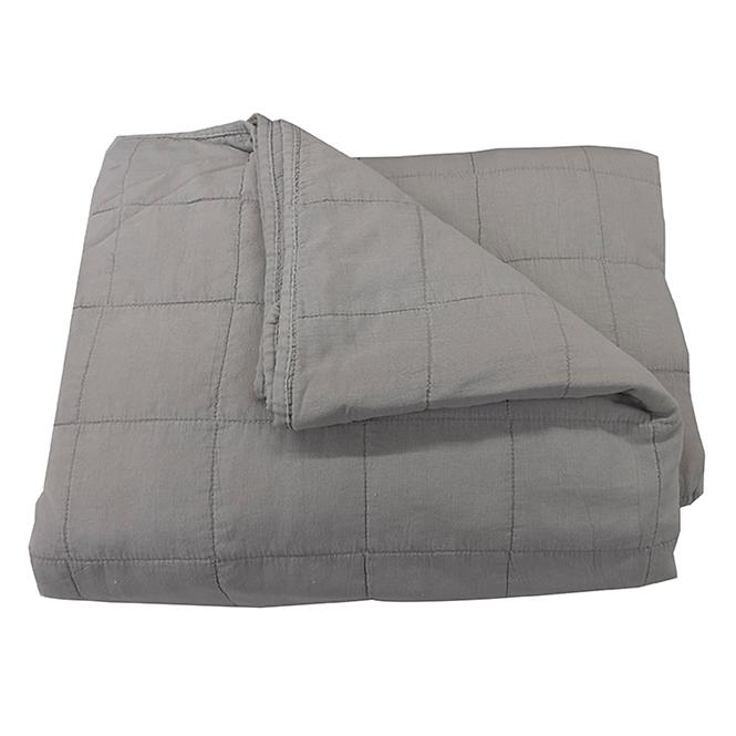 Prikrývka na posteľ Juni 220x250 svetlosivá Merkury Home