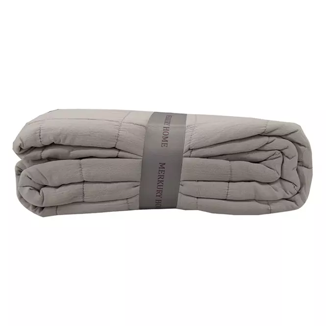 Prikrývka na posteľ Juni 220x250 svetlosivá Merkury Home