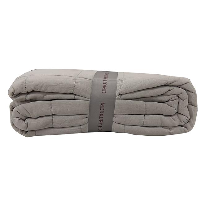 Prikrývka na posteľ Juni 220x250 svetlosivá Merkury Home