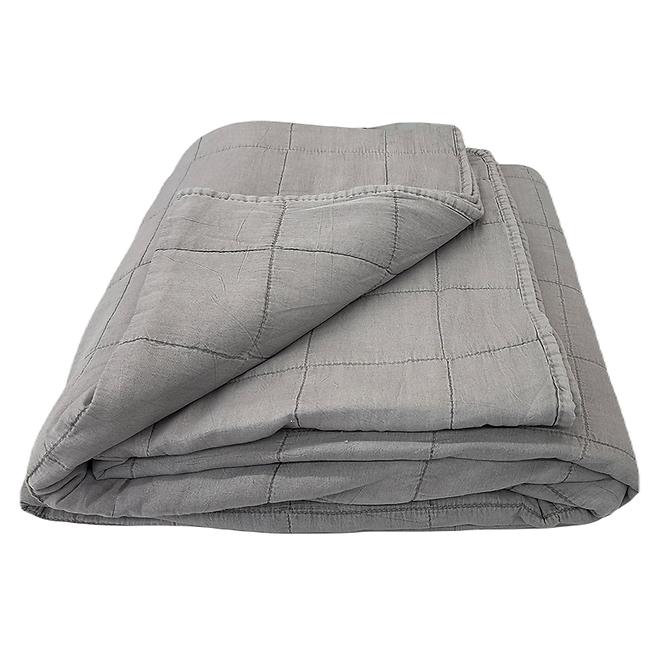 Prikrývka na posteľ Juni 220x250 tmavosivá Merkury Home