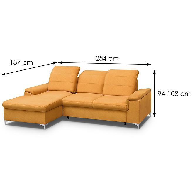 Rohová Sedacia Súprava Bergamo Mini L Zetta 296