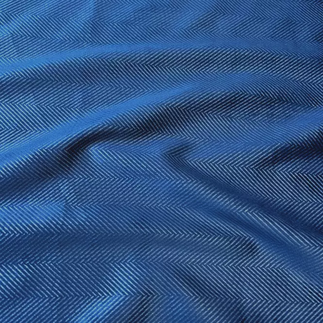 Závesová látka  UP 011 200g/m2 modrá 145 cm (Tovar na mieru)
