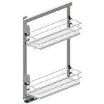 Cargo Mini Bočný kôš 15 ľavé l480 chróm/biela