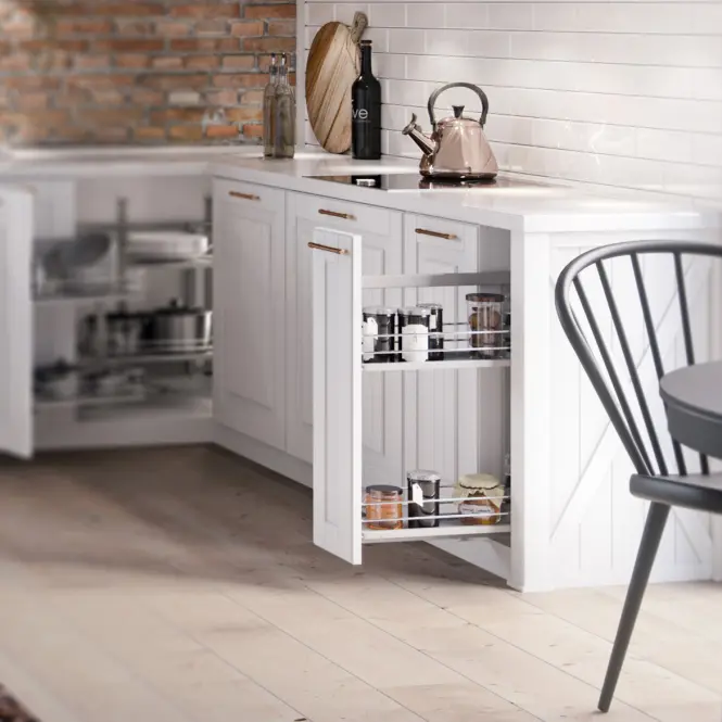 Cargo Mini Bočný kôš 15 ľavé l480 chróm/biela,4