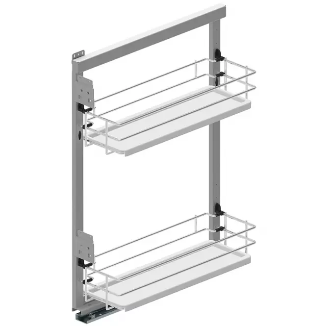 Cargo Mini Bočný  kôš 20 ľavý l480 chróm/biela