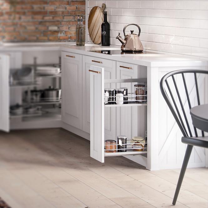 Cargo Mini Bočný  kôš 20 ľavý l480 chróm/biela