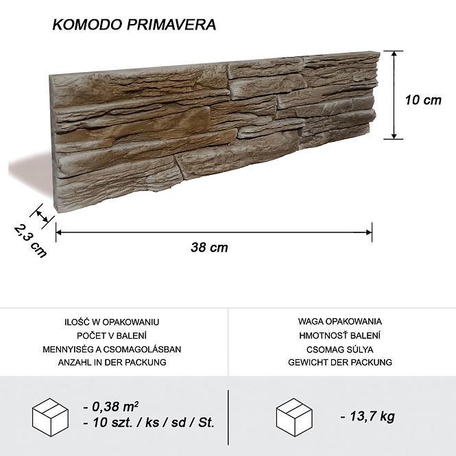 Betónový obkladový kameň Komodo Primavera