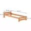 Posteľ borovica LK099–80x200 jelša,2