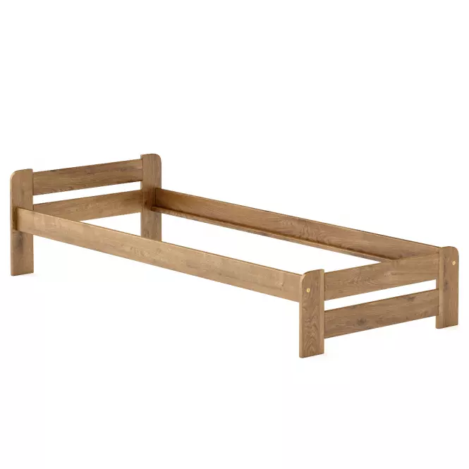 Posteľ borovica LK099–90x200 dub