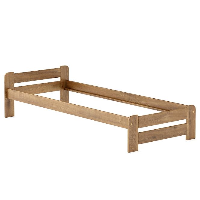 Posteľ borovica LK099–90x200 dub