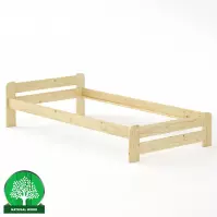 Posteľ borovica LK099–100x200 surová