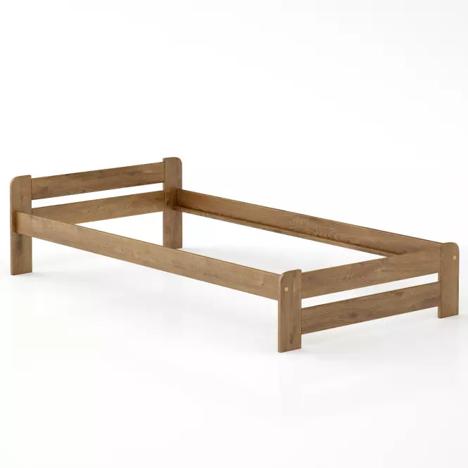 Posteľ borovica LK099–100x200 dub,3