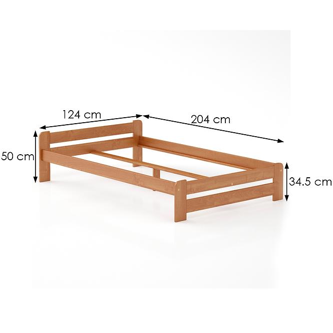Posteľ borovica LK099–120x200 jelša