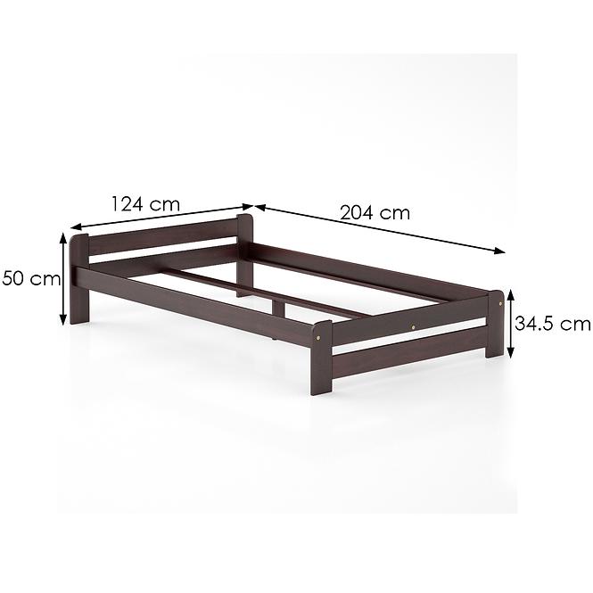Posteľ borovica LK099–120x200 orech