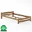 Posteľ borovica LK099–140x200 dub
