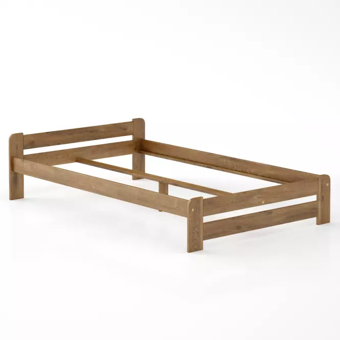 Posteľ borovica LK099–140x200 dub